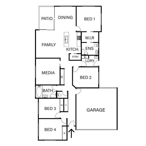 Floorplan of Homely house listing, 4 Waugh Street, Urangan QLD 4655