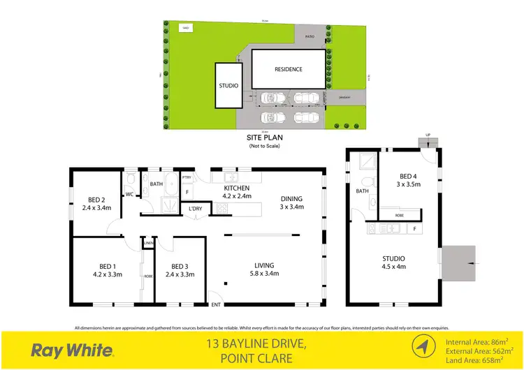 Floorplan of Homely house listing, 13 Bayline Drive, Point Clare NSW 2250