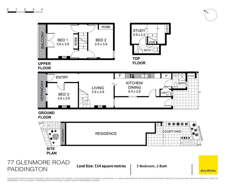 Floorplan of Homely house listing, 77 Glenmore Road, Paddington NSW 2021