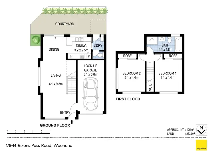 Floorplan of Homely house listing, 1/8-14 Rixons Pass Road, Woonona NSW 2517