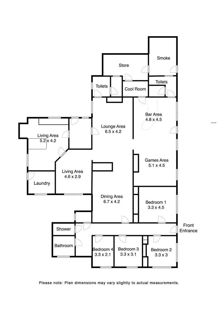 Floorplan of Homely rural property listing, 2073 Sunraysia Highway, Waubra VIC 3352