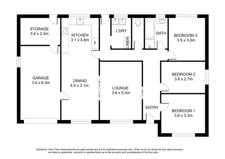 Floorplan of Homely house listing, 22 Suttontown Road, Mount Gambier SA 5290