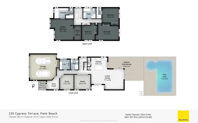 Floorplan of Homely house listing, 230 Cypress Terrace, Palm Beach QLD 4221