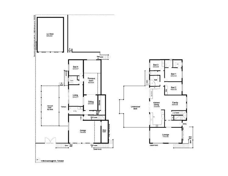 Floorplan of Homely house listing, 9 McCoullough Drive, Tolland NSW 2650