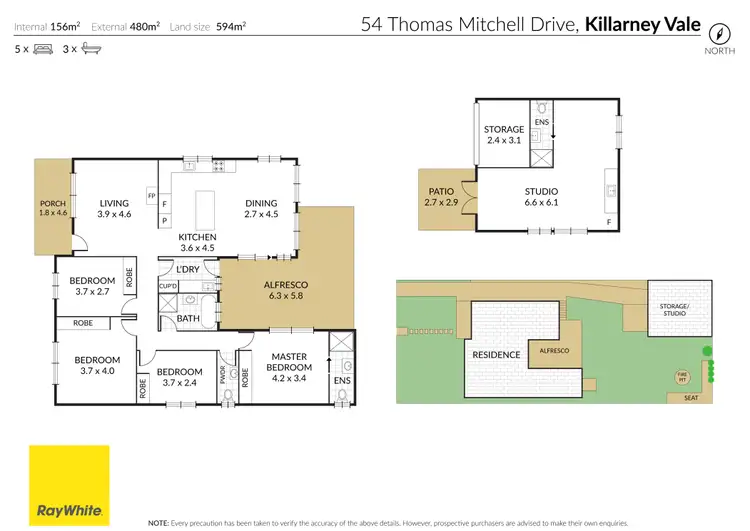 Floorplan of Homely house listing, 54 Thomas Mitchell Road, Killarney Vale NSW 2261
