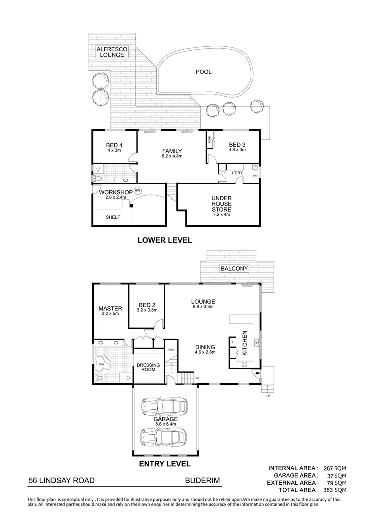 Floorplan of Homely house listing, 56 Lindsay Road, Buderim QLD 4556