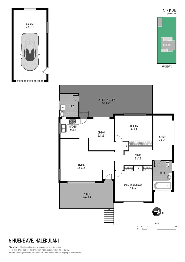 Floorplan of Homely house listing, 6 Huene Avenue, Halekulani NSW 2262