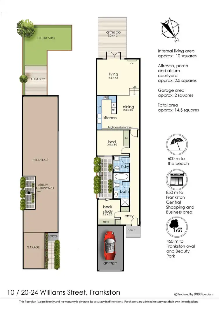 Floorplan of Homely unit listing, 10/20-24 Williams Street, Frankston VIC 3199