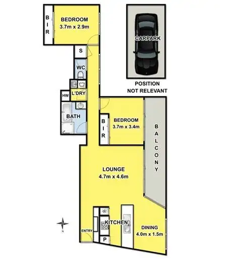 Floorplan of Homely apartment listing, 13/2 Blair Road, Glen Waverley VIC 3150