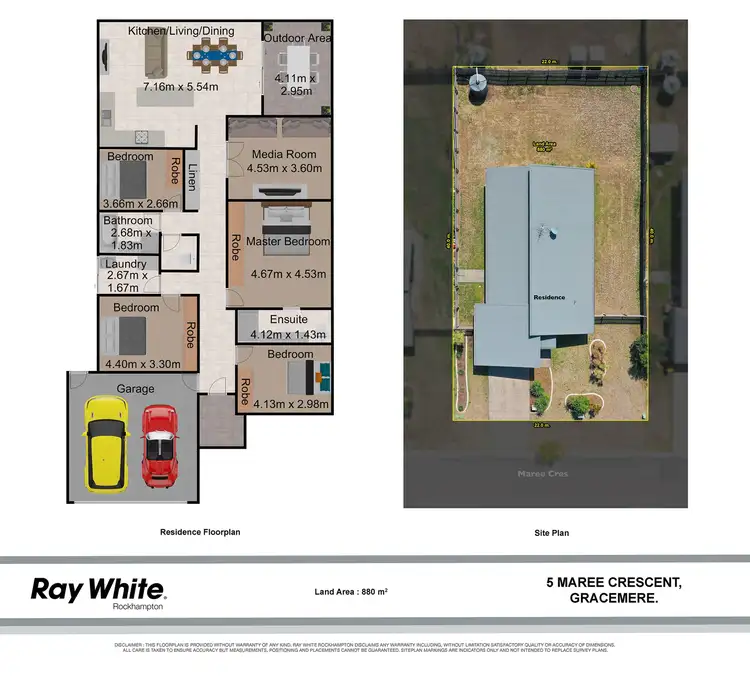 Floorplan of Homely house listing, 5 Maree Crescent, Gracemere QLD 4702