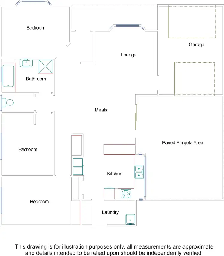 Floorplan of Homely house listing, 19 West Terrace, Bordertown SA 5268