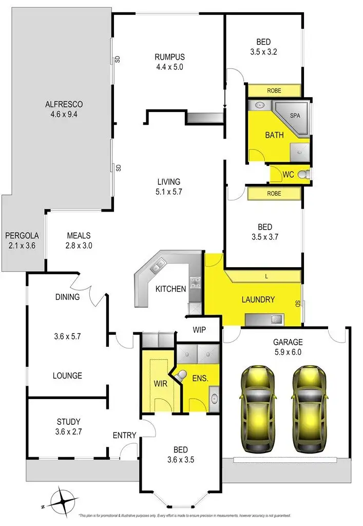 Floorplan of Homely house listing, 11 Pickerall Avenue, Grovedale VIC 3216