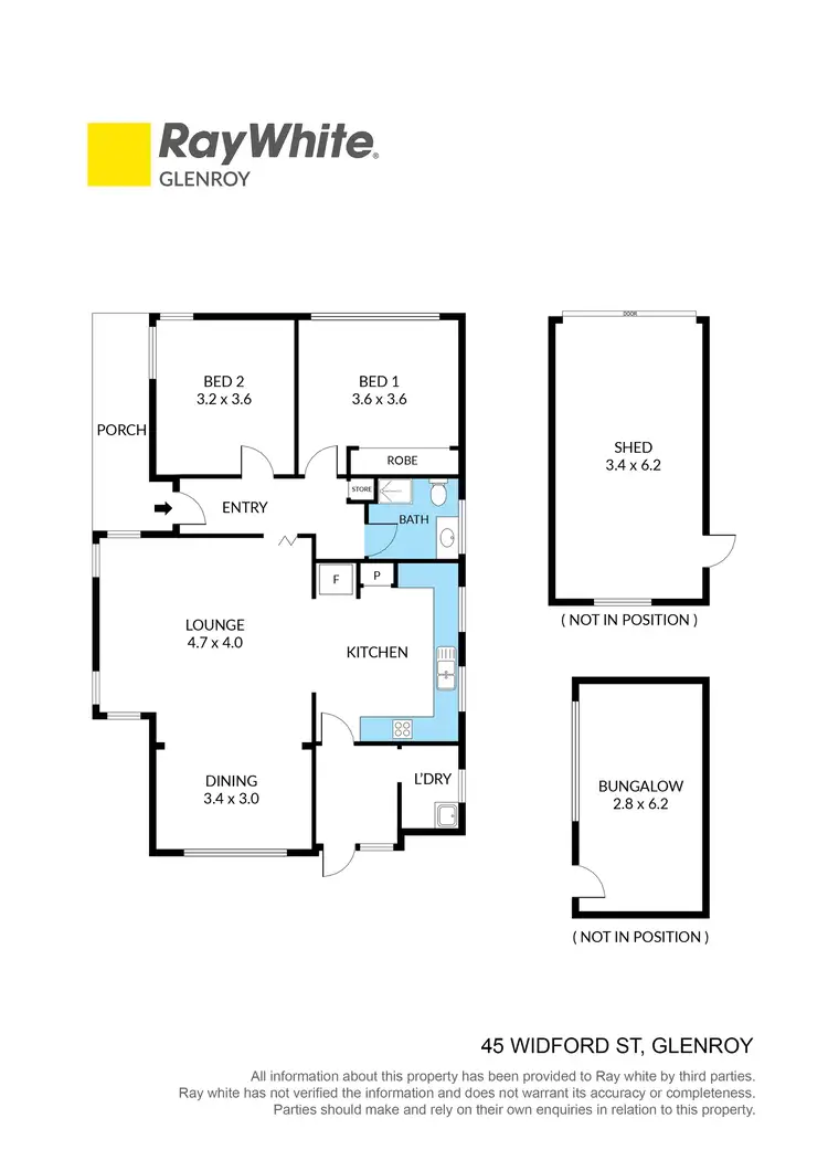 Floorplan of Homely house listing, 45 Widford Street, Glenroy VIC 3046