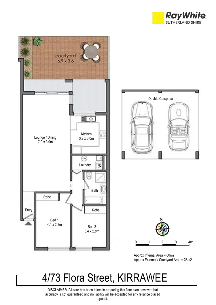 Floorplan of Homely apartment listing, 4/73-75 Flora Street, Kirrawee NSW 2232
