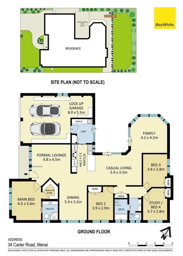 Floorplan of Homely house listing, 34 Carter Road, Menai NSW 2234