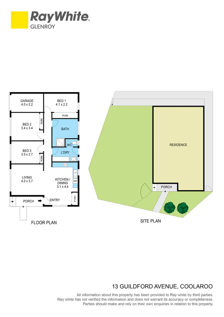 Floorplan of Homely house listing, 13 Guildford Avenue, Coolaroo VIC 3048