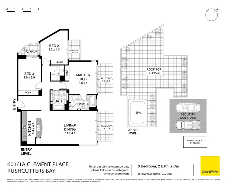 Floorplan of Homely apartment listing, 601/1a Clement Place, Rushcutters Bay NSW 2011