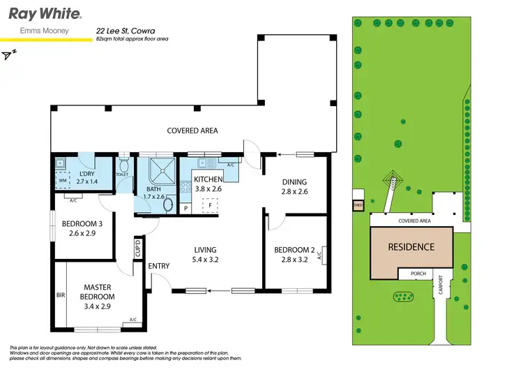 Floorplan of Homely house listing, 22 Lee Street, Cowra NSW 2794