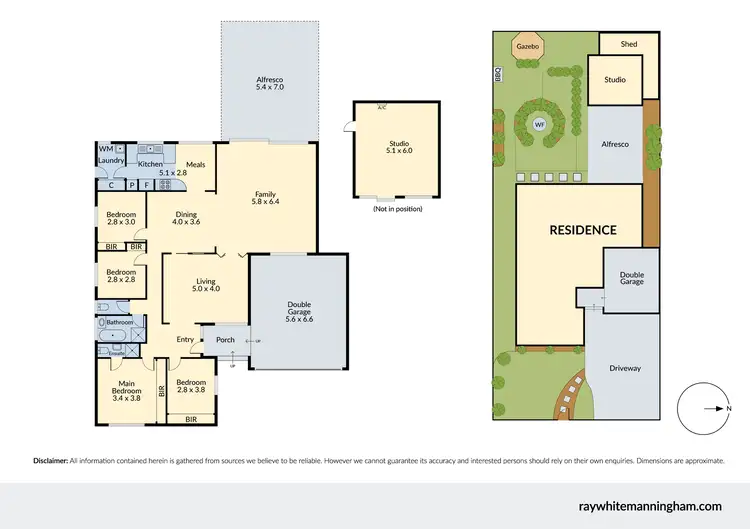 Floorplan of Homely house listing, 6 Wicklow Street, Seaford VIC 3198
