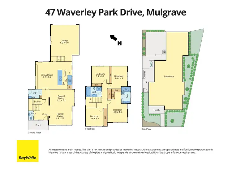Floorplan of Homely house listing, 47 Waverley Park Drive, Mulgrave VIC 3170