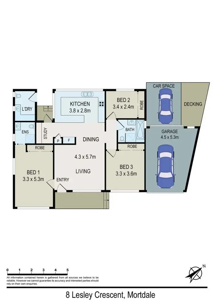 Floorplan of Homely house listing, 8 Lesley Crescent, Mortdale NSW 2223