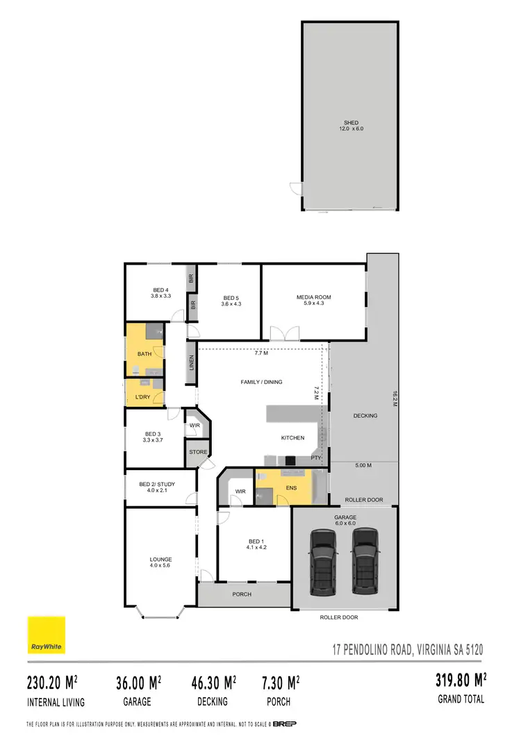 Floorplan of Homely house listing, 17 Pendolino Road, Virginia SA 5120