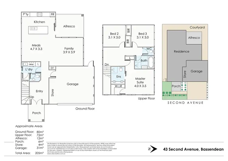 Floorplan of Homely house listing, 43 Second Avenue, Bassendean WA 6054