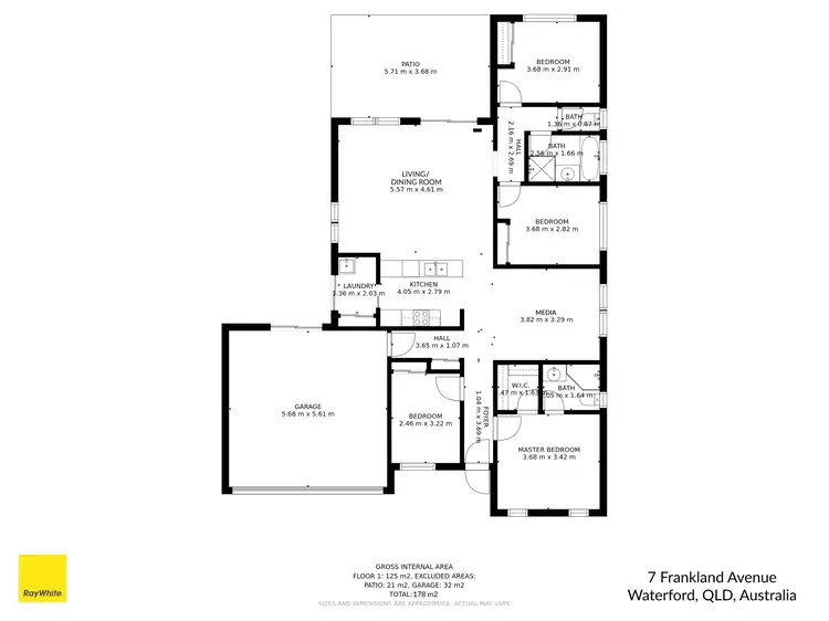 Floorplan of Homely house listing, 7 Frankland Avenue, Waterford QLD 4133