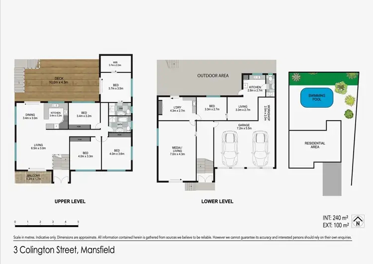 Floorplan of Homely house listing, 3 Colington Street, Mansfield QLD 4122