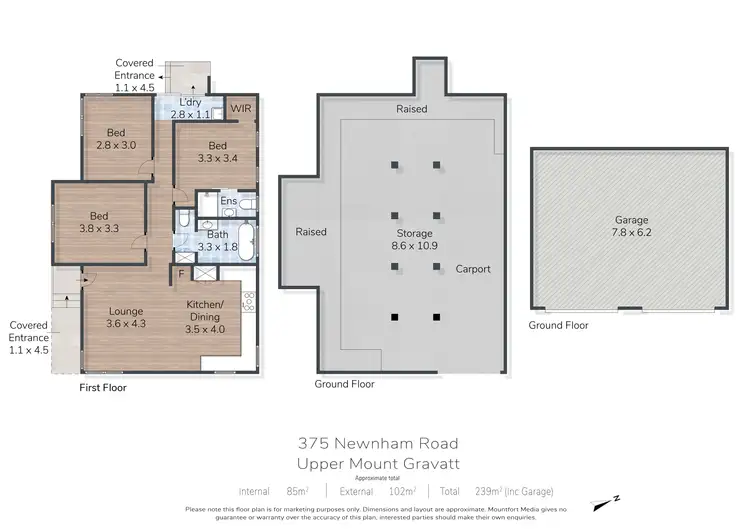 Floorplan of Homely house listing, 375 Newnham Road, Upper Mount Gravatt QLD 4122