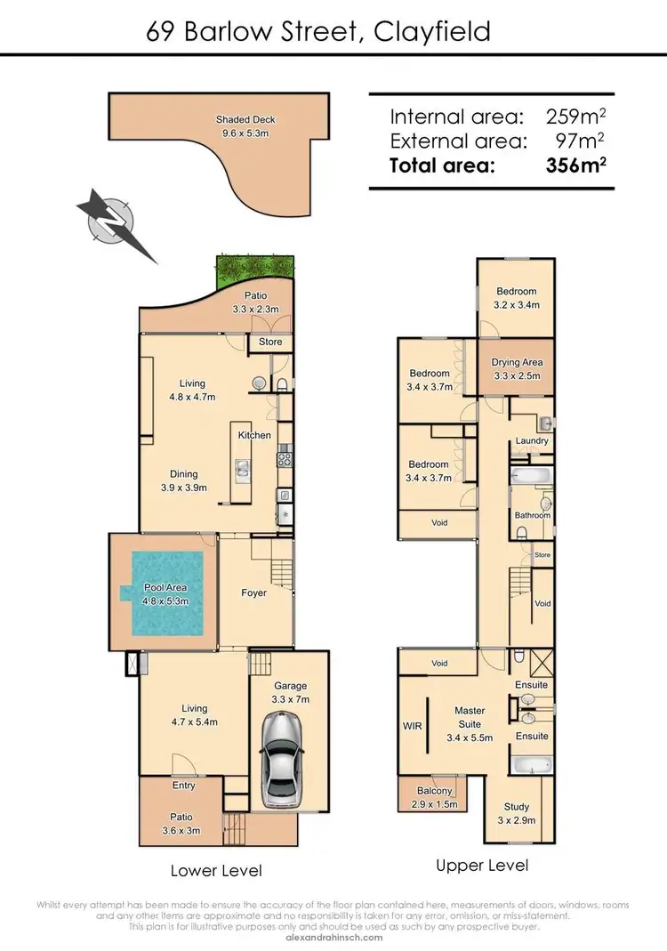 Floorplan of Homely house listing, 69 Barlow Street, Clayfield QLD 4011