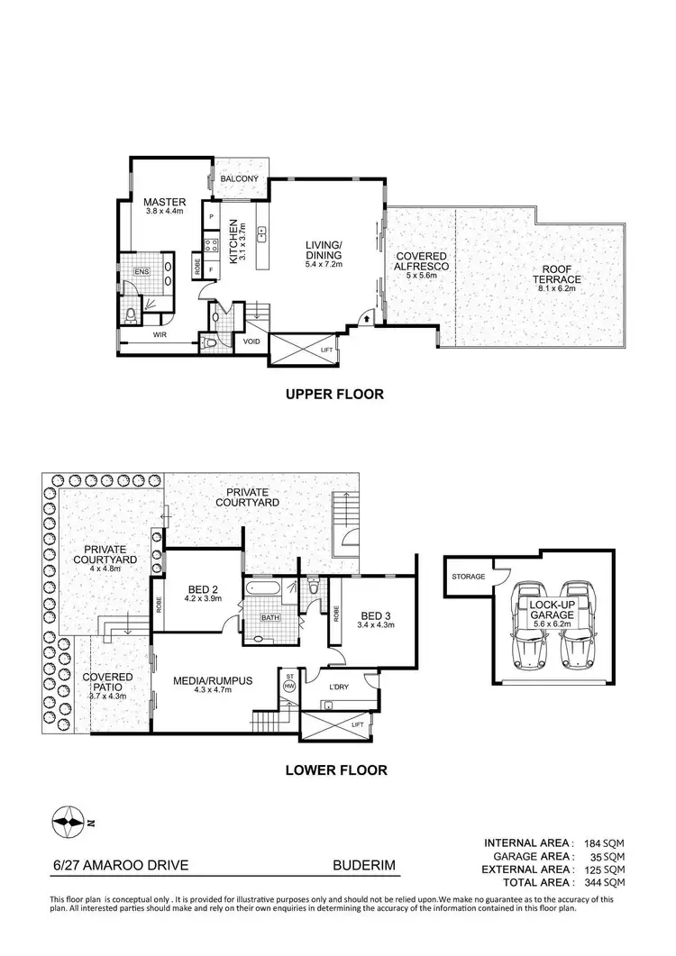 Floorplan of Homely unit listing, 6/27 Amaroo Drive, Buderim QLD 4556