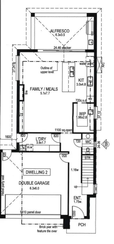 Floorplan of Homely house listing, 1a Prefix Avenue, Magill SA 5072
