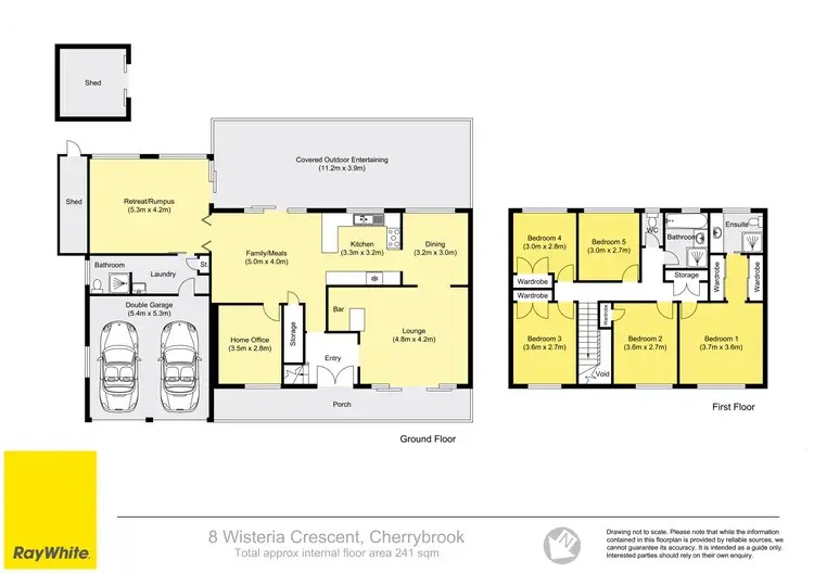 Floorplan of Homely house listing, 8 Wisteria Crescent, Cherrybrook NSW 2126