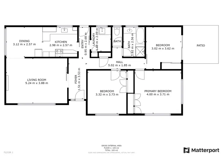 Floorplan of Homely house listing, 8 Mellor Grove, Swan Hill VIC 3585