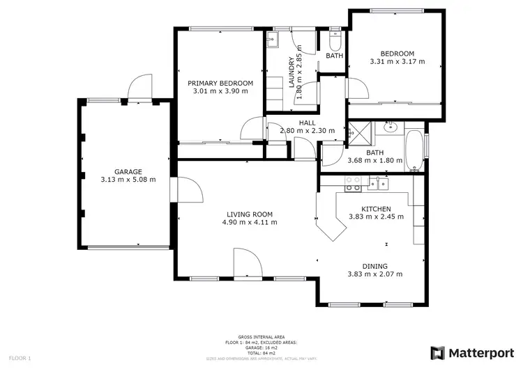 Floorplan of Homely house listing, 1/141-143 Stradbroke Avenue, Swan Hill VIC 3585