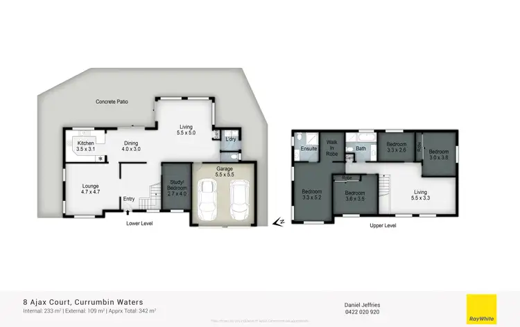 Floorplan of Homely house listing, 8 Ajax Court, Currumbin Waters QLD 4223
