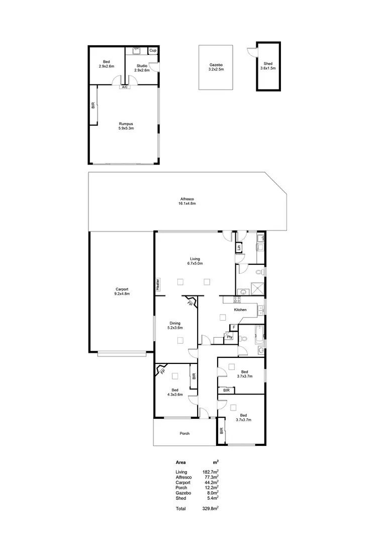 Floorplan of Homely house listing, 5 Constance Street, Brooklyn Park SA 5032