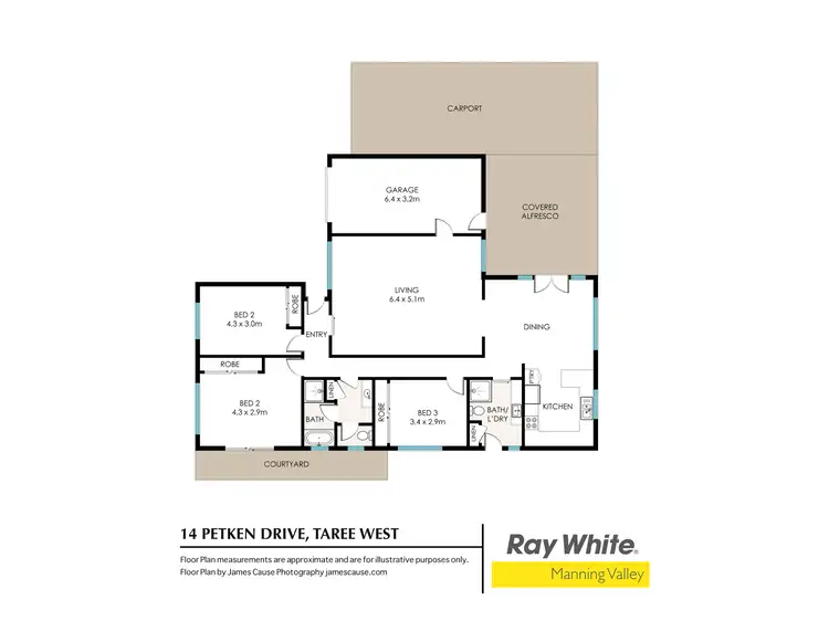 Floorplan of Homely house listing, 14 Petken Drive, Taree NSW 2430