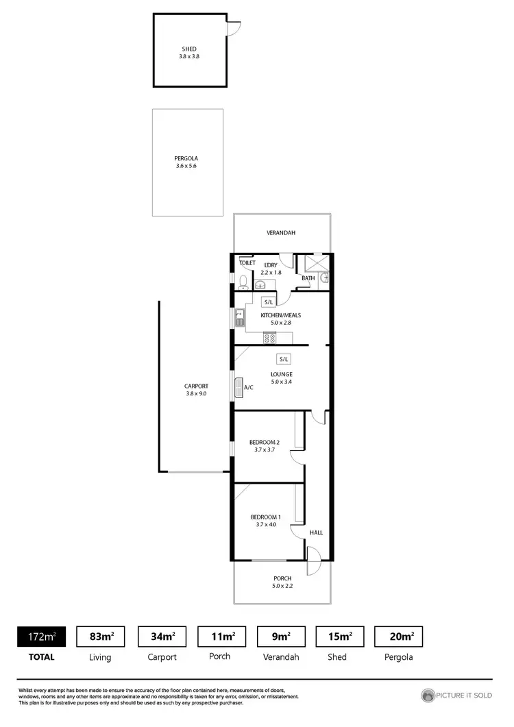 Floorplan of Homely house listing, 23 McDonnell Avenue, West Hindmarsh SA 5007