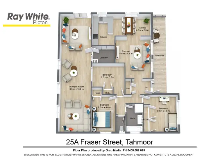 Floorplan of Homely house listing, 25A Fraser Street, Tahmoor NSW 2573