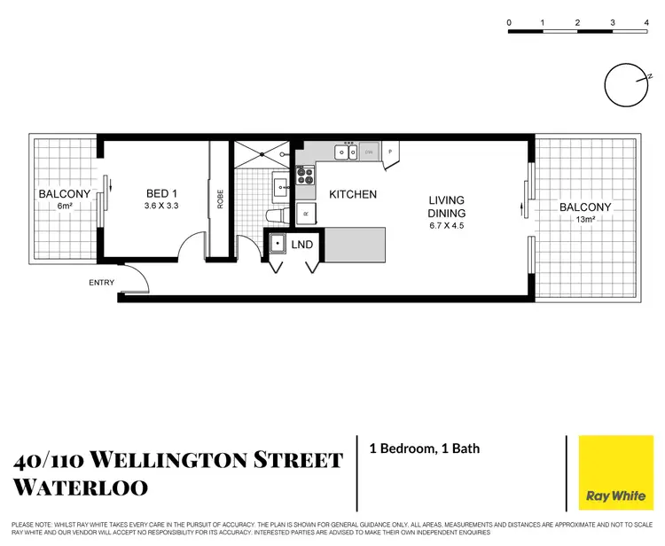 Floorplan of Homely apartment listing, 40/110 Wellington Street, Waterloo NSW 2017