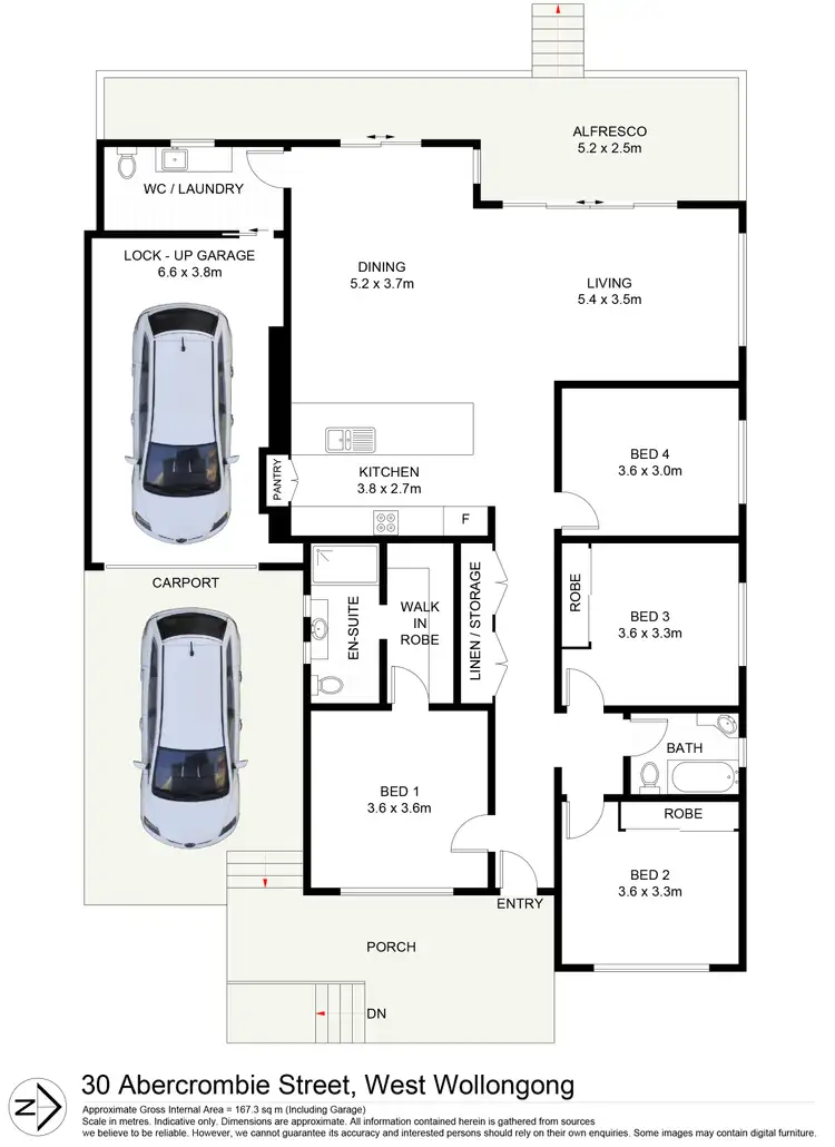 Floorplan of Homely house listing, 30 Abercrombie Street, West Wollongong NSW 2500