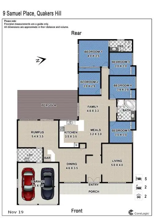 Floorplan of Homely house listing, 9 Samuel Place, Quakers Hill NSW 2763