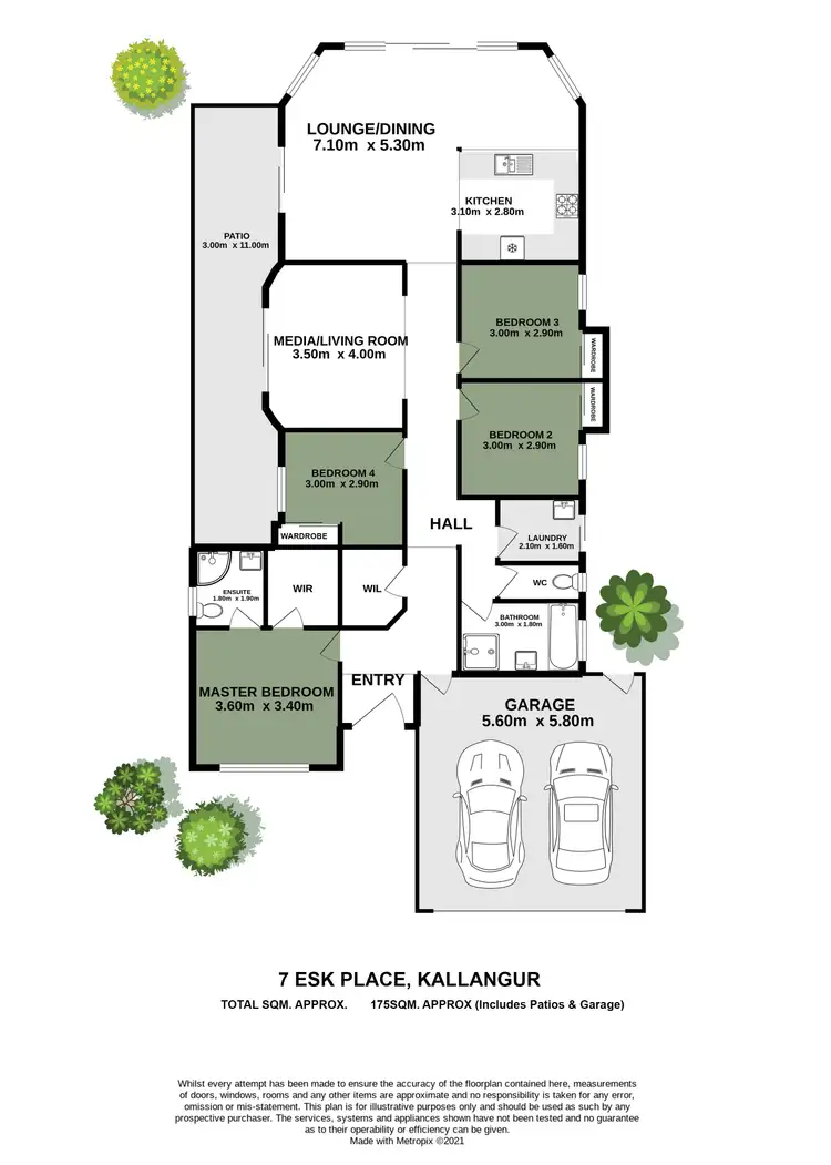 Floorplan of Homely house listing, 7 Esk Place, Kallangur QLD 4503