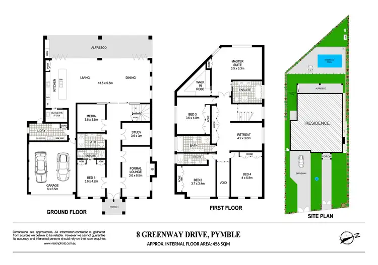 Floorplan of Homely house listing, 8 Greenway Drive, Pymble NSW 2073