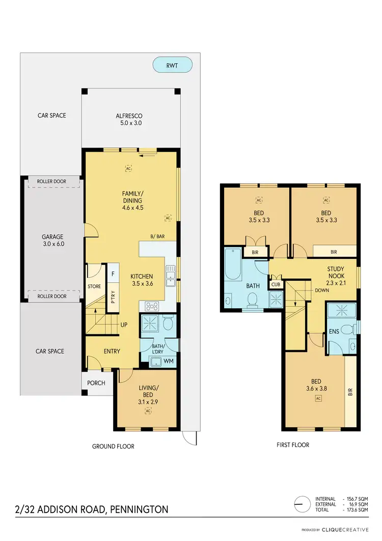 Floorplan of Homely house listing, 2/32 Addison Road, Pennington SA 5013