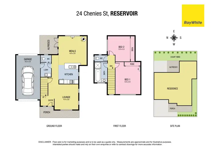 Floorplan of Homely house listing, 24 Chenies Street, Reservoir VIC 3073