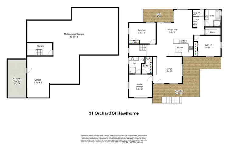 Floorplan of Homely house listing, 31 Orchard Street, Hawthorne QLD 4171