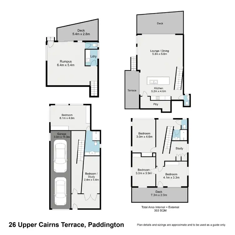 Floorplan of Homely house listing, 26 Upper Cairns Terrace, Paddington QLD 4064